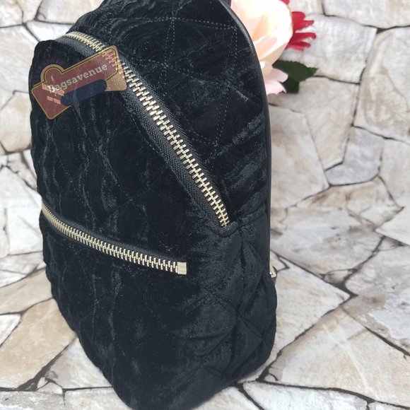 Mini Convertible Suede Backpack Kate Spade Black - Picture 3 of 11